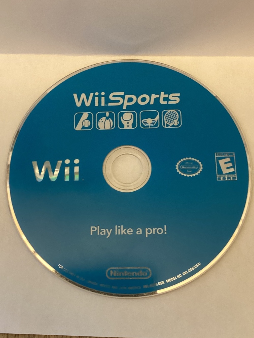 Nintendo Wii Sports Disc (Blue)